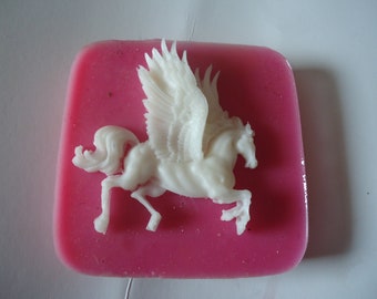 pegasus silicone mold mythical flying horse for casting resin soap candle plaster ect