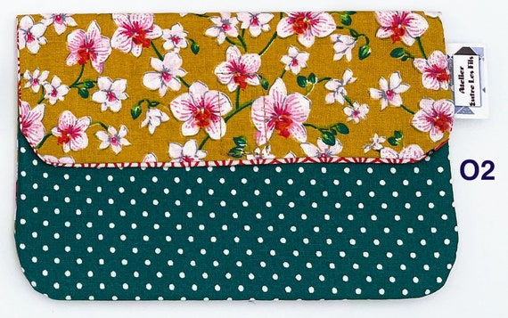 Bolsa para mascarillas cartera de tela 2 bolsillos Etsy M xico