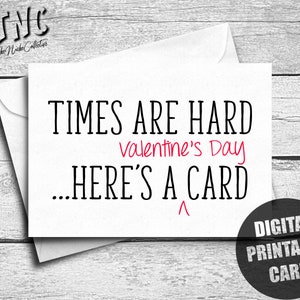 Valentine's Day Card, Printable, Valentines Card for Him, Funny ...