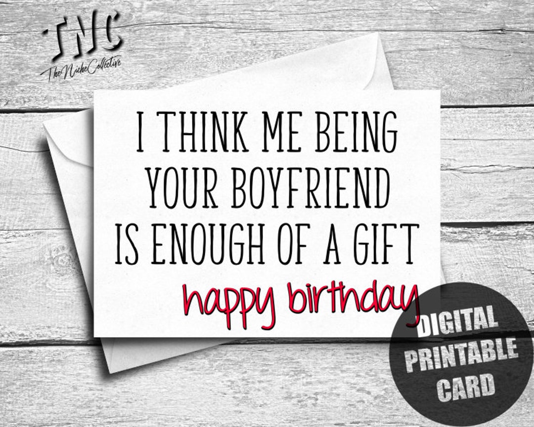 Girlfriend Birthday Card Printable Funny Happy Birthday From - Etsy