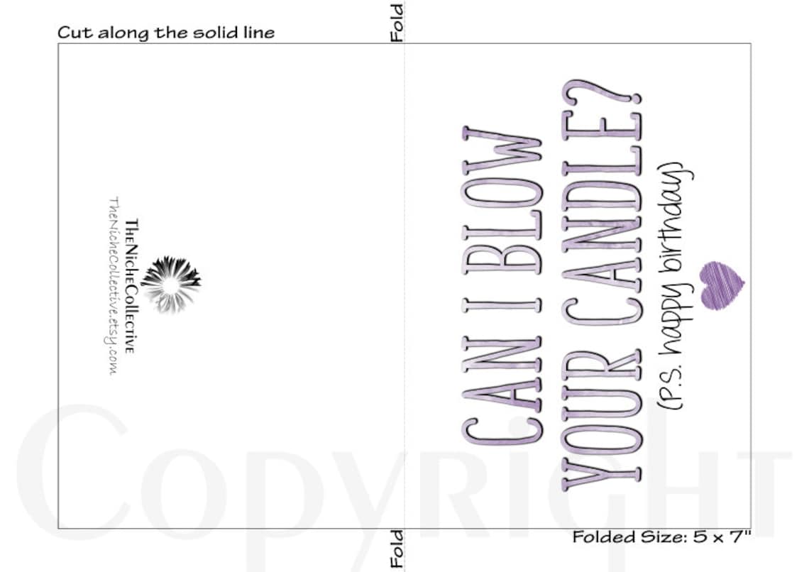Naughty Birthday Card Boyfriend Printable Dirty Birthday Card for Him ...