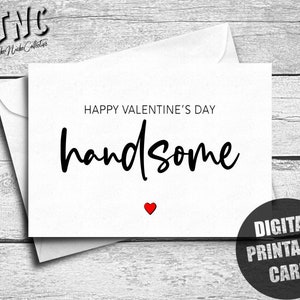 Valentines Day Card for Him, Printable Valentine Card for Boyfriend ...