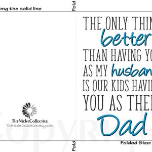 first fathers day card from wife printable anniversary etsy