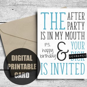Carte d'anniversaire coquine pour petit ami, imprimable, joyeux anniversaire pour lui, carte d'anniversaire sale mari, carte d'anniversaire sexy, carte d'anniversaire drôle