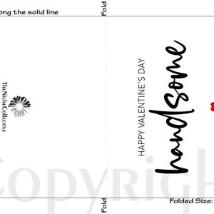 Valentines Day Card for Him, Printable Valentine Card for Boyfriend ...