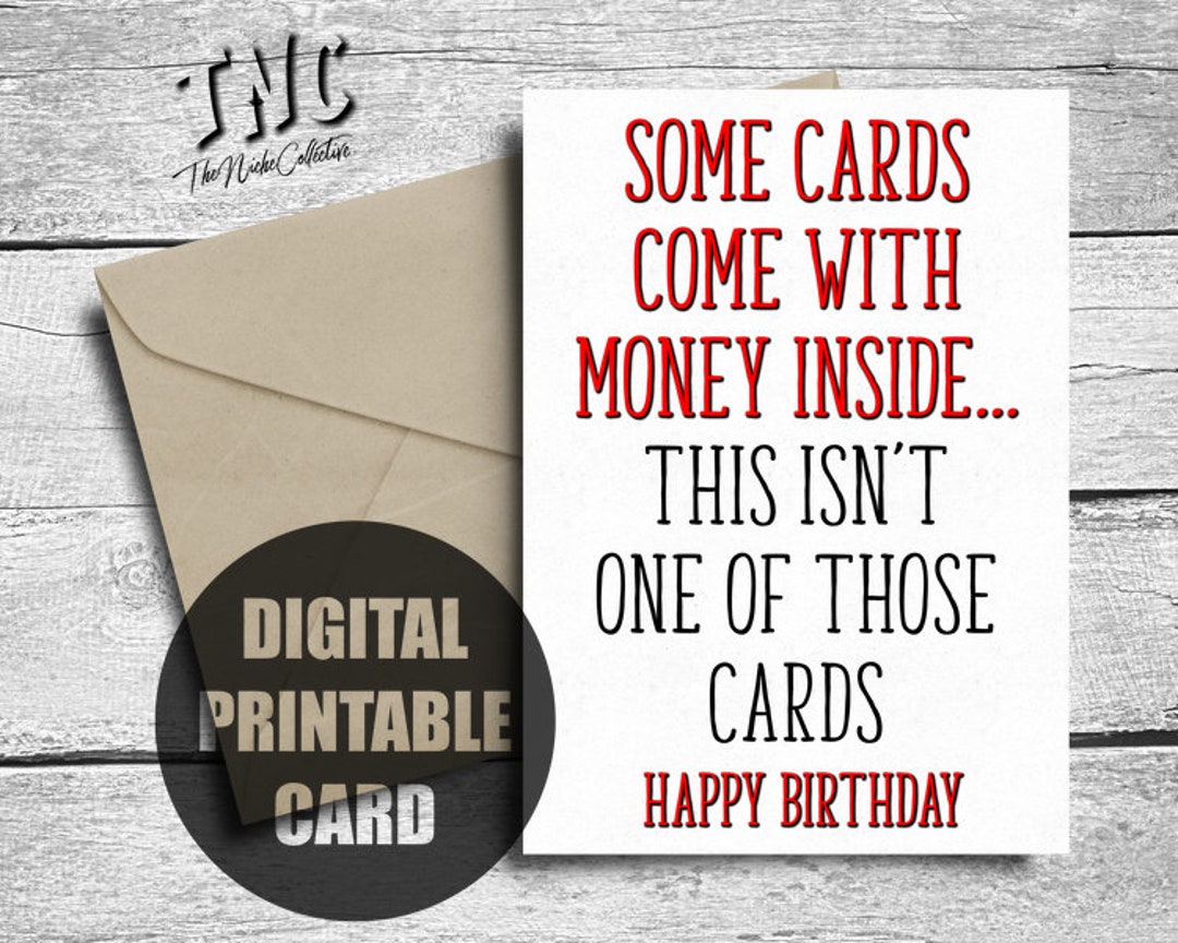 Funny Birthday Card Printable Birthday Card for Brother - Etsy