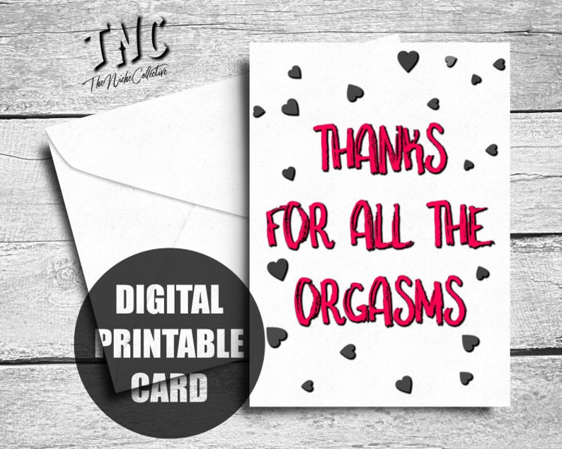 Naughty Valentines Day Card Him Printable Adult Valentine Etsy