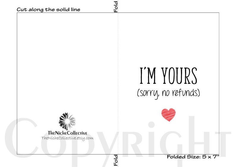 Valentine's Day Card for Him, Printable, Anniversary Card, Funny ...