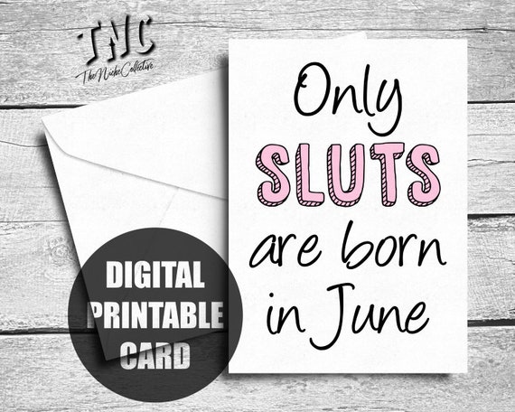 June Birthday Card For Her, Printable, Amusing Poor Content Birthday Slut, Impolite Card Spouse, Perfect Buddy, Girlfriend, Sister, Grownup, Suggest picture relating to Inappropriate Birthday Cards Printable titled June Birthday Card For Her, Printable, Amusing Incorrect Joyful Birthday Slut, Impolite Card Spouse, Perfect Mate, Girlfriend, Sister, Grownup, Necessarily mean