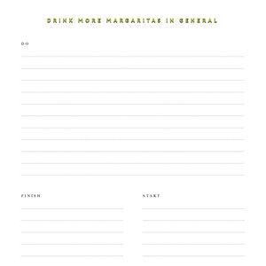 Printable To-Do List