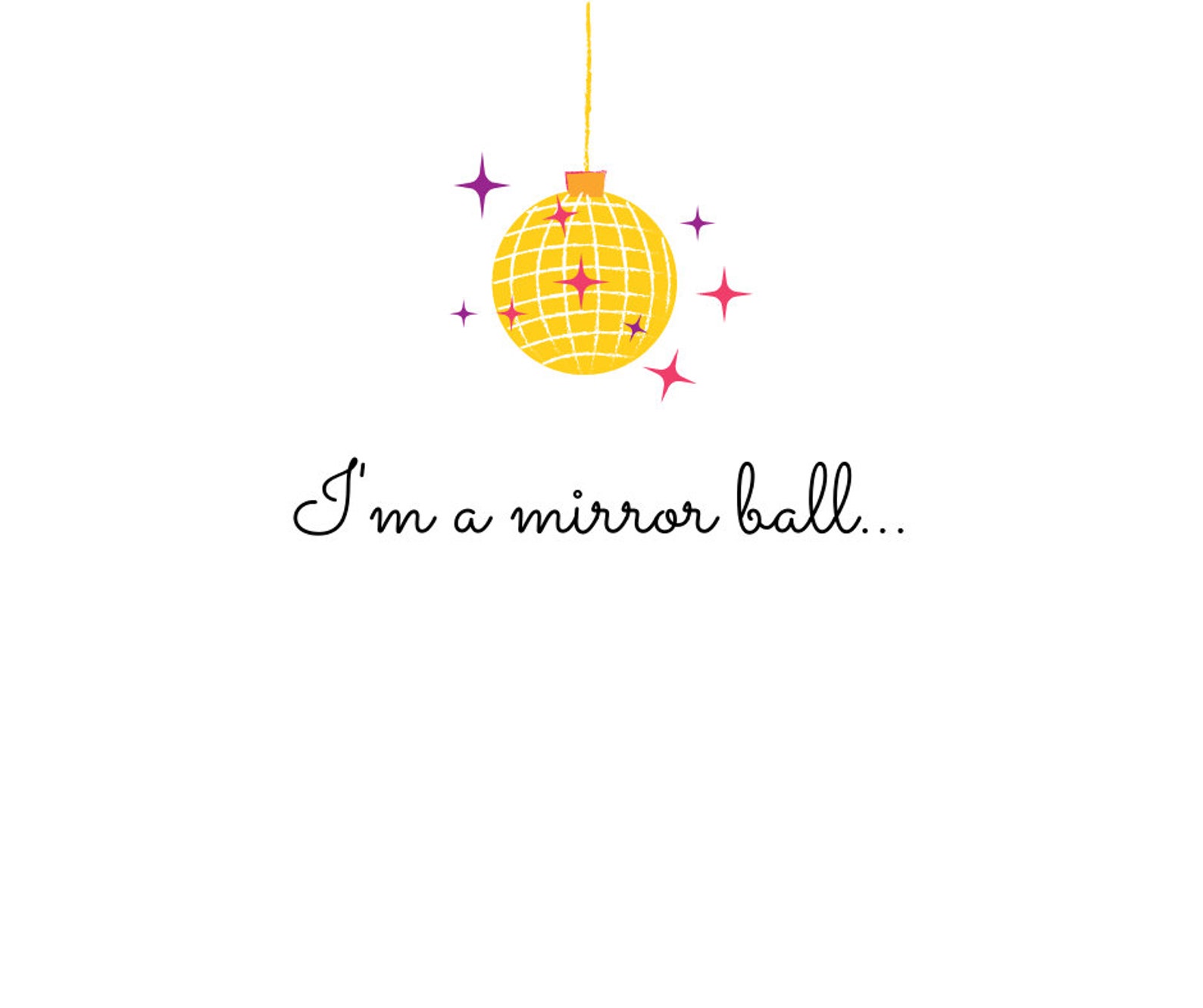 I'm a Mirror Ball SVG File Digital Download Taylor Etsy