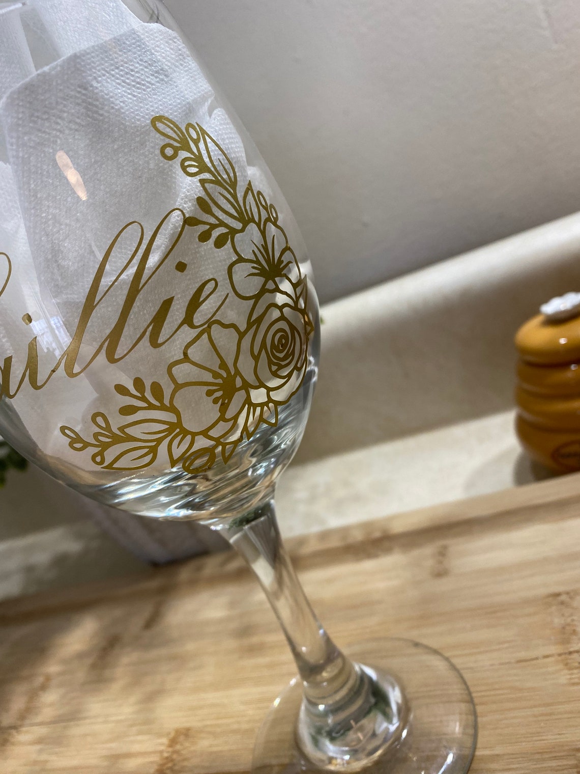 Verre de vin personnalisé cadeau de mariage cadeau de Etsy