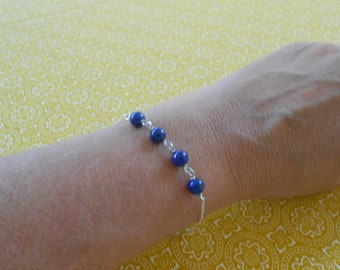Bracelet beads of your choice: carnelian beads, amethyst beads, garnet beads, amazonite beads, onyx beads, hematite beads, lapis beads