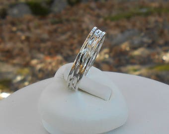 Twisted wedding ring, 950 silver wedding ring, custom wedding ring, 950 silver ring, handmade ring, women's gift