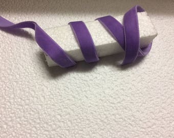 Velvet, purple, "stranded 208" Ribbon, wide 1.5 CM