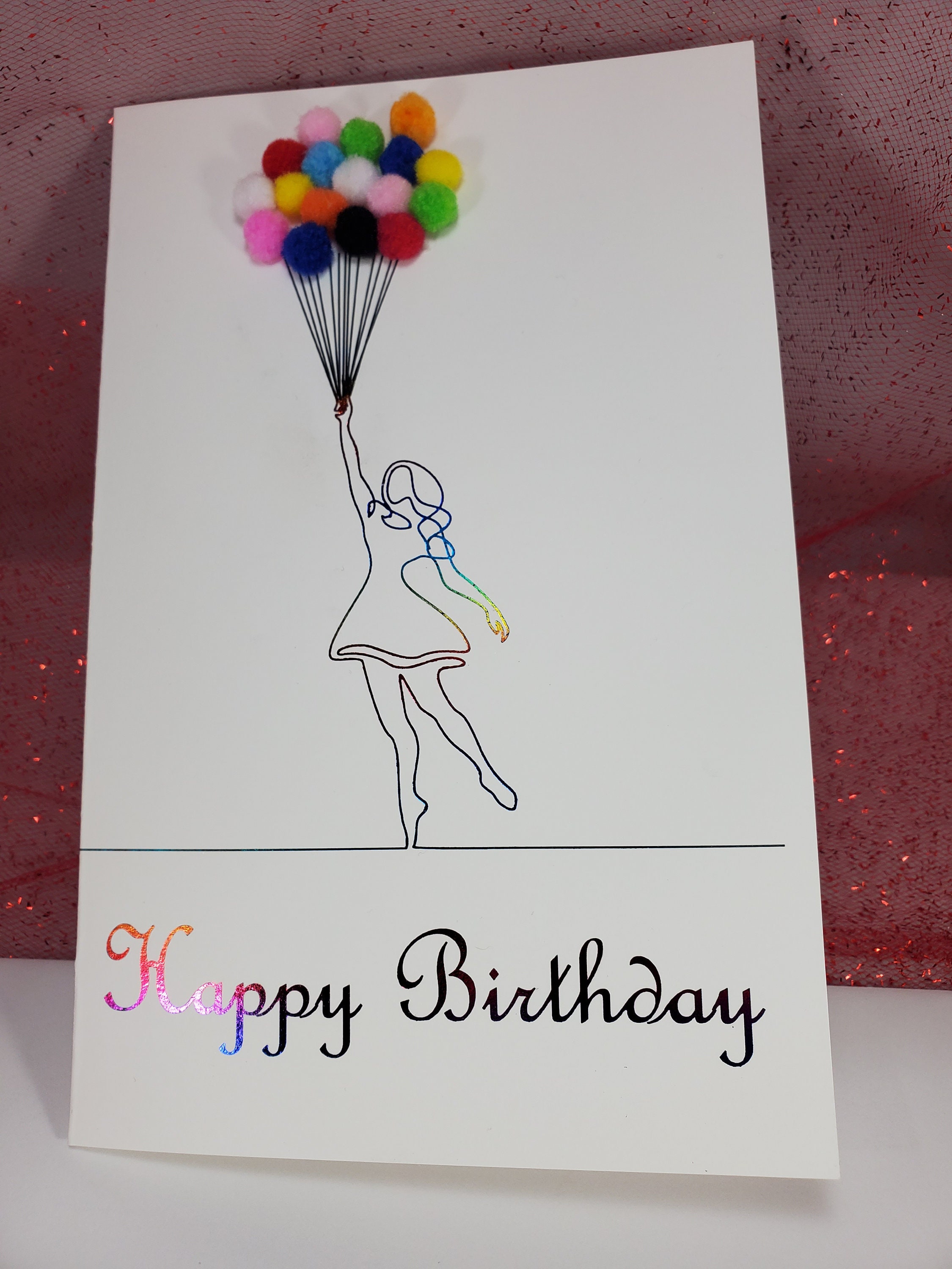 how to draw a birthday card