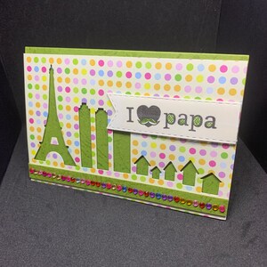 unique "I love dad" card