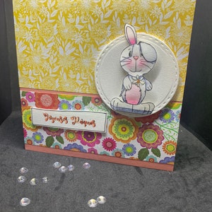 carte Joyeuses Pâques mon lapin ;-)