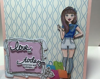 "Love Shopping" card ;-)