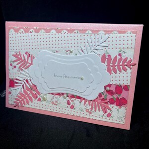 carte "bonne fête mamie " printanière ;-)