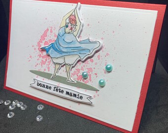 "Happy Grandma's Day" star dancer card... for a very funny grandma!