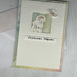 carte pour Pâques lapin toute douce ... joyeuses Pâques