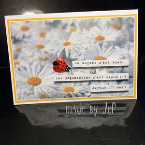 carte porte bonheur pour le 1er mai !