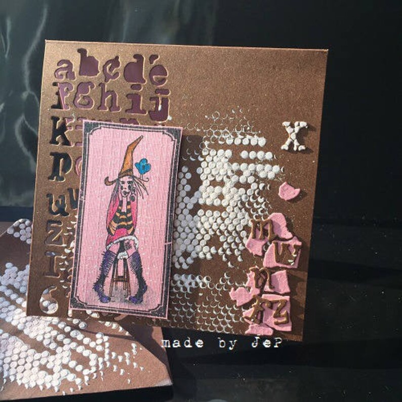 Mixed Media Fairy Card for a nice teenager image 1