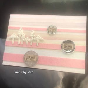 carte "bonne fête mamie" champignons pour une mamie branchée !