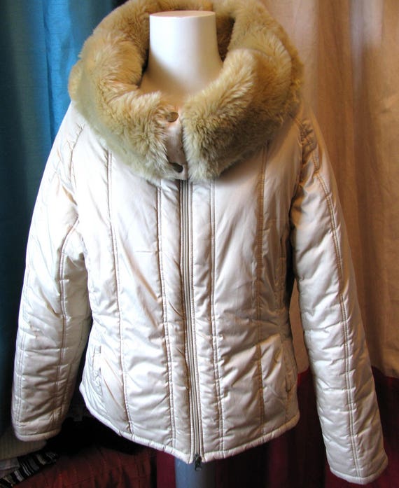 Short winter jacket/ warm winter jacket/ faux fur… - image 1