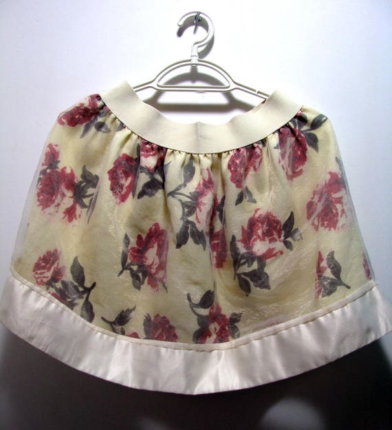 Girl Summer  Vintage Small Size Skirt /  Harajuku… - image 1