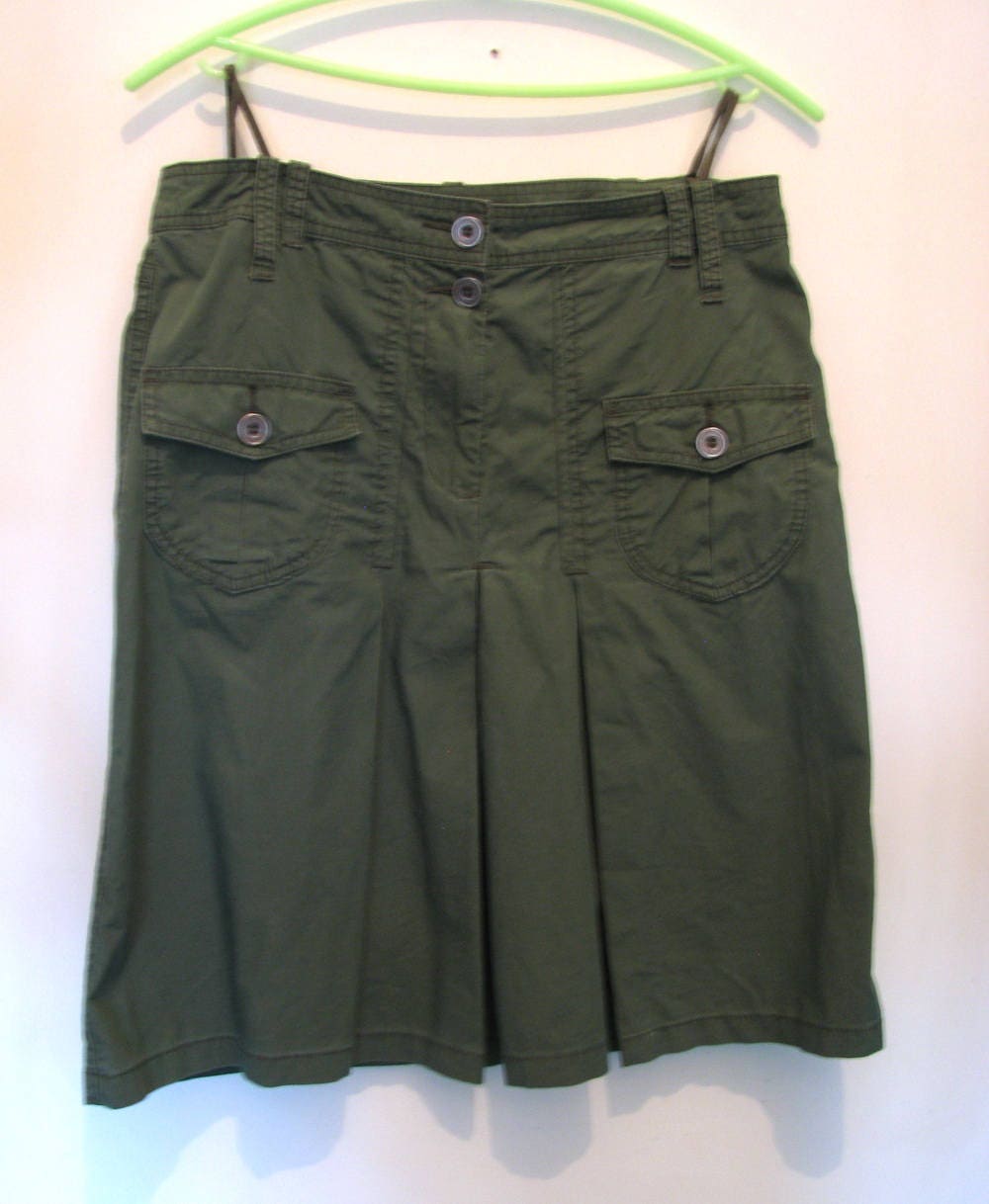 Military Skirt - Etsy