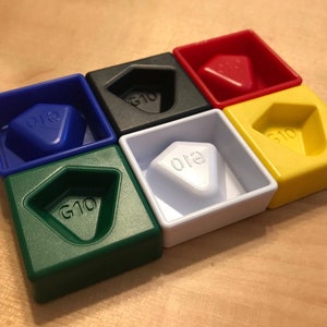 6 - G10: 0-9 dobbelstenenhouders (alleen trays)