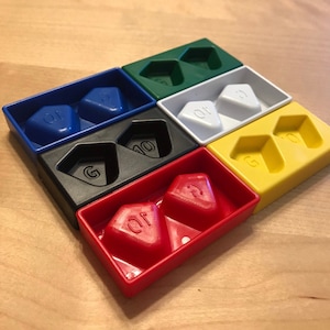 6 - G10: 0-99 Dice Cradles (nur Kartenhalter)