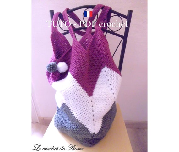 sac de plage crochet