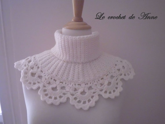 Crocheting Knitting Tuto En Francais Tour De Cou Orne D Un Col Roule Pdf Crochet Crafts