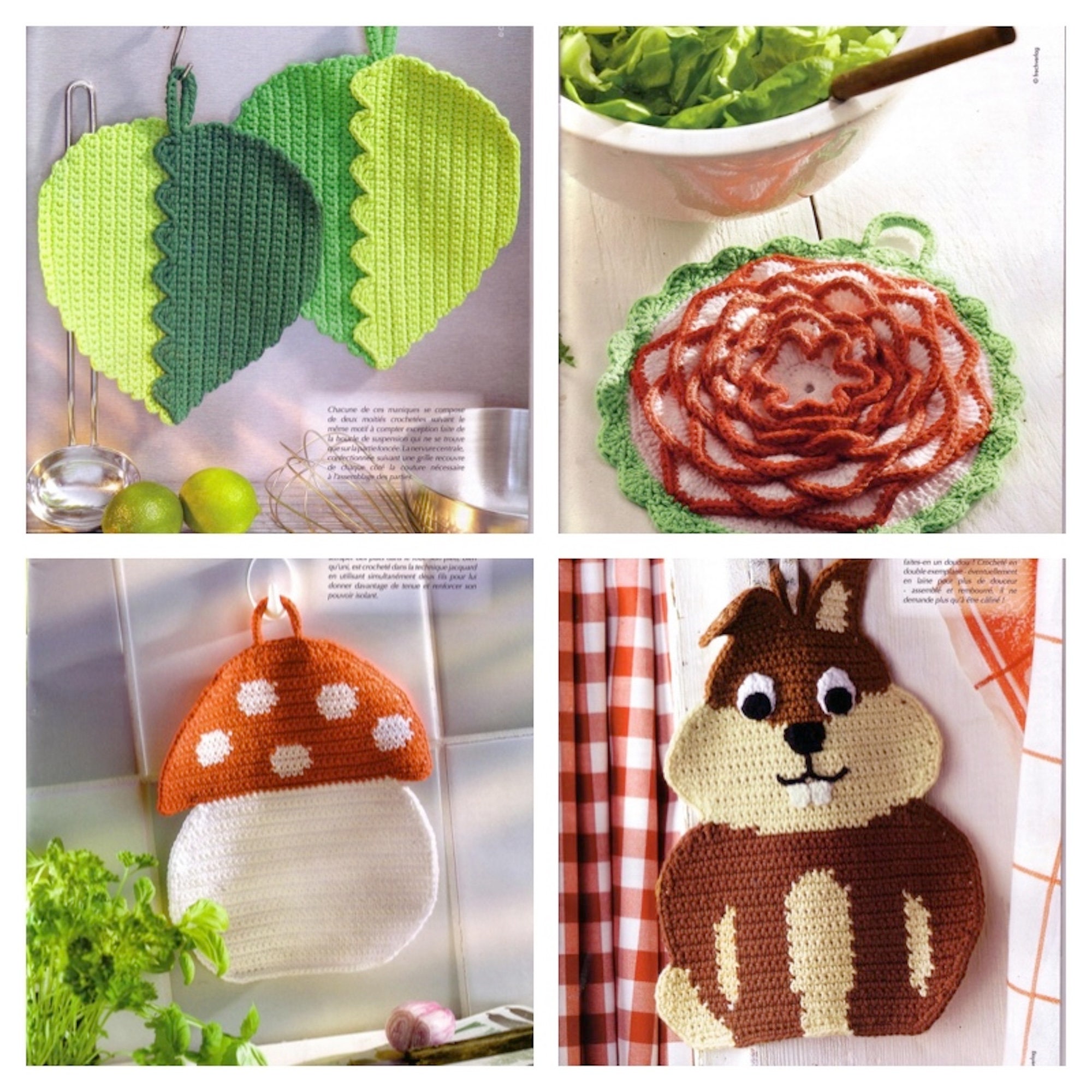 Kit crochet - SET DE TABLE - 100% Coton | La Lainière de Wazemmes