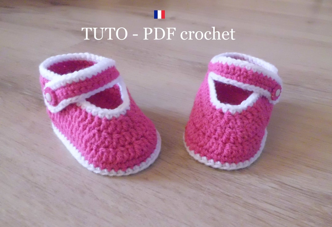 Chaussons au crochet bébé sale