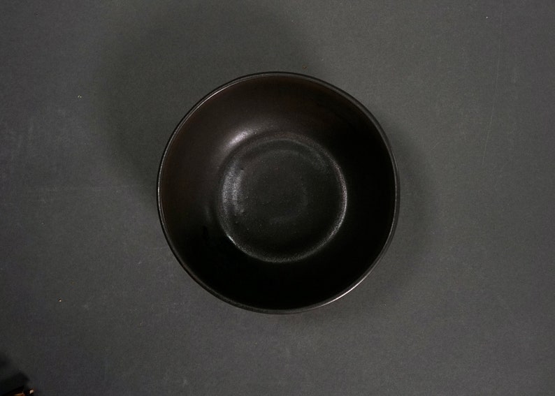 The Dinnerware Set Gray/Black ceramic, handmade, plates, bowl, tableware image 3