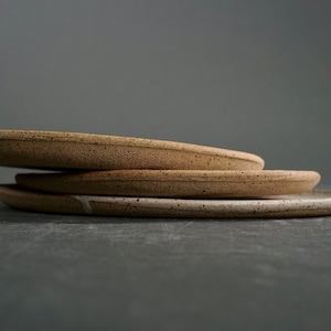 Ceramic Plates - &quot;Breakfast trays&quot; Round & Oval (handmade, tableware, dinnerware)