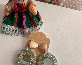 Handmade Chaquira earnings