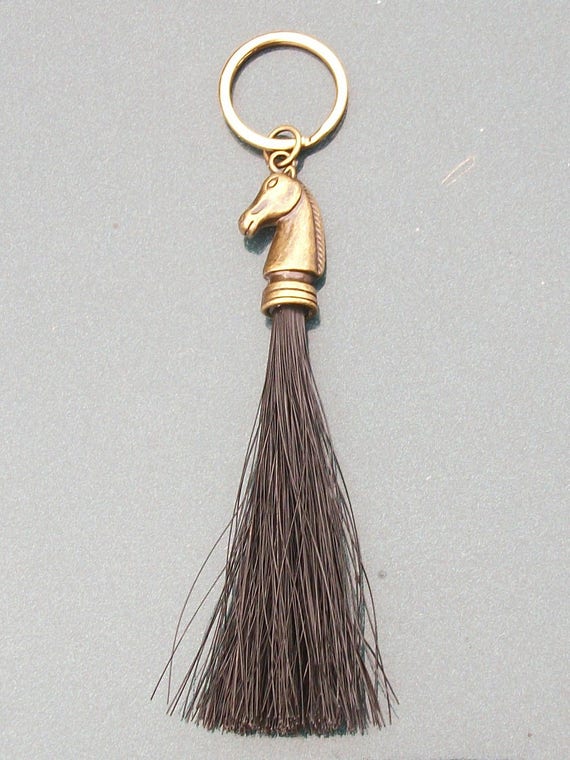 horsehair keychain