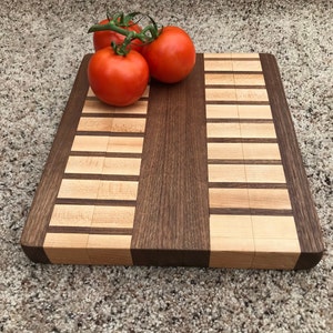 Black Walnut & Maple Wood Handcrafted Cutting Board