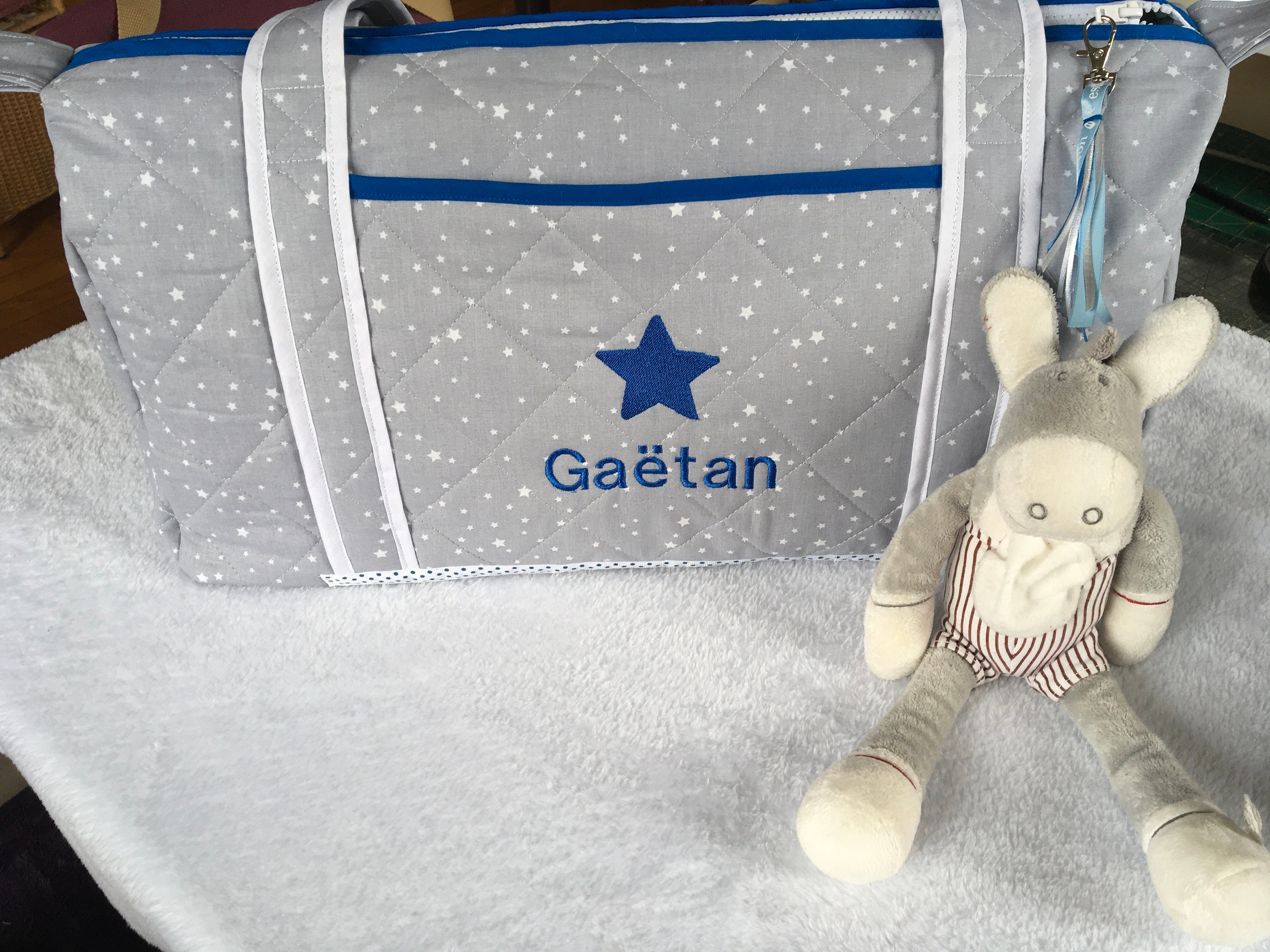 quilted baby changing bag