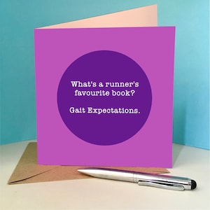 Runner's Favorite Book Karte - 'Gang-Erwartungen'
