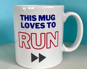 This Mug Loves to Run Mug