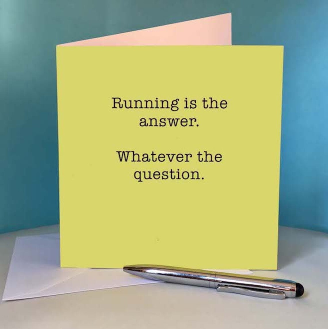 Birthday Card for Runner / Running Friend 'running is Etsy