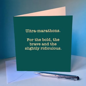 Ultra-Marathon Karte für Läufer / Läufer