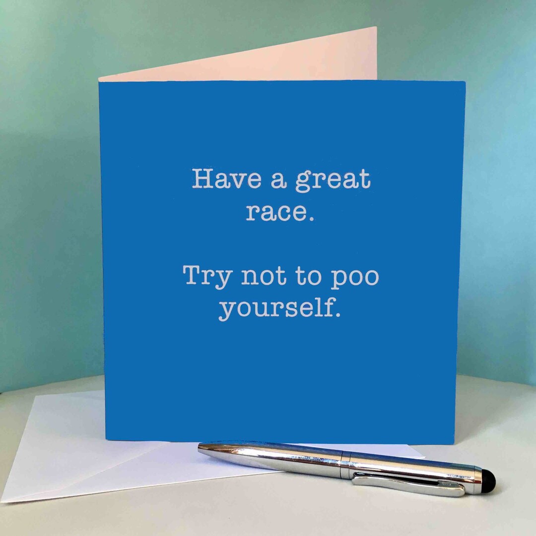 Good Luck Card for Runner / Running Friend / Good Luck Etsy