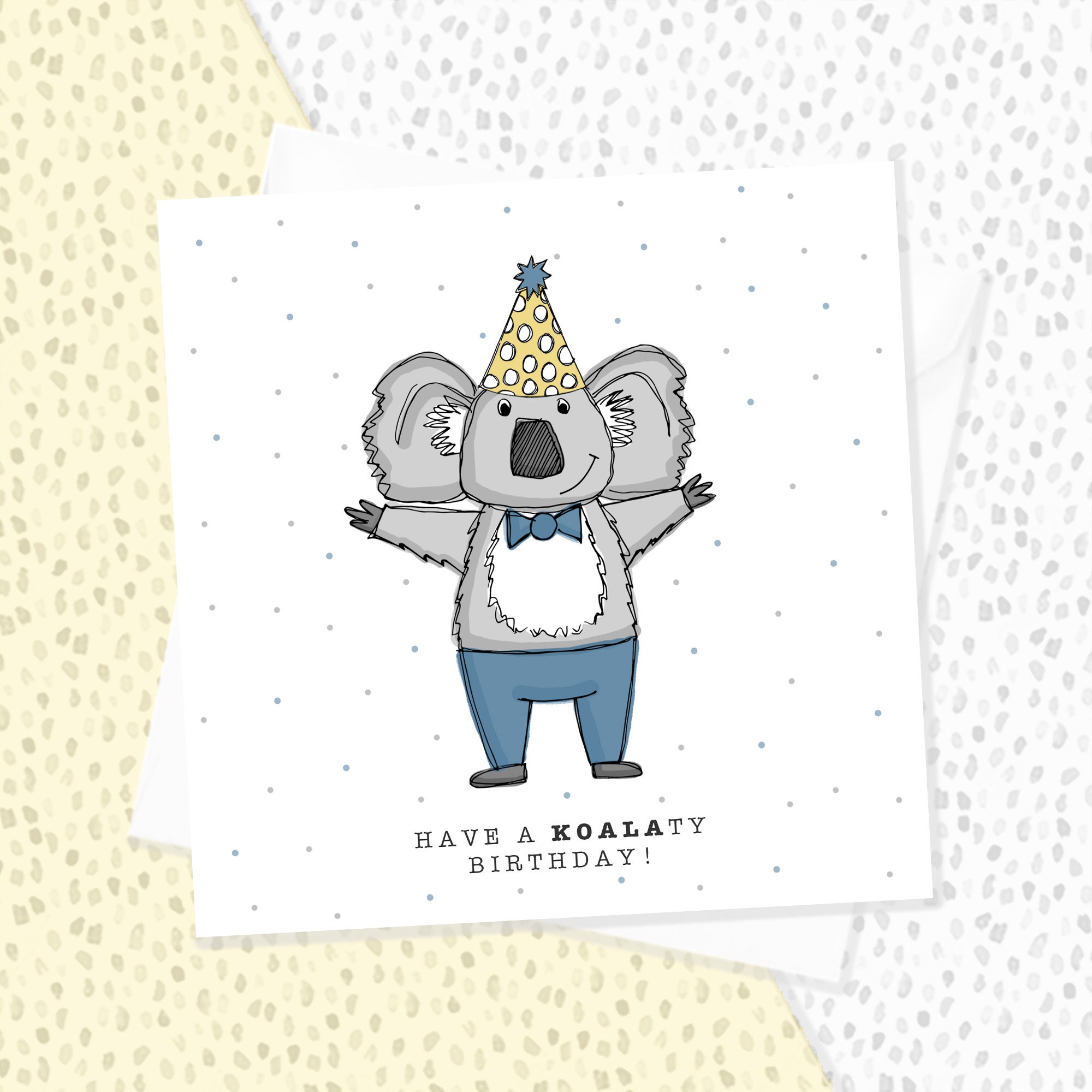 THE KOALA CARD // Have a Koalaty Birthday // Add a - Etsy UK